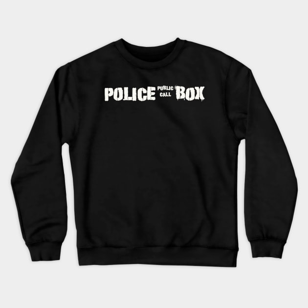 Police Public Call Box Crewneck Sweatshirt by Thisdorkynerd